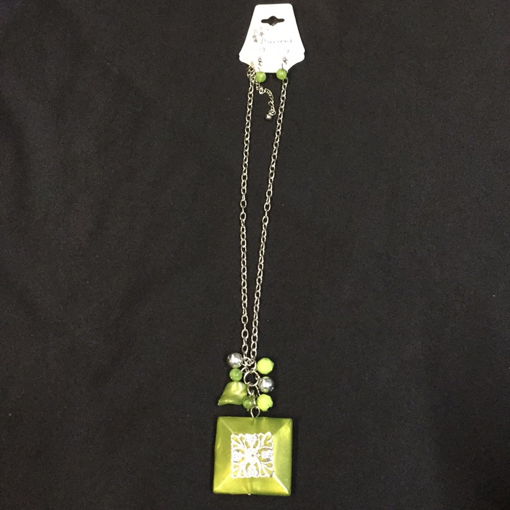 Precious Lead Compliant Necklace and Ear Rings set
